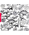 Transfer ceramiczny Dinozaury
