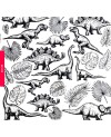 Transfer ceramiczny Dinozaury