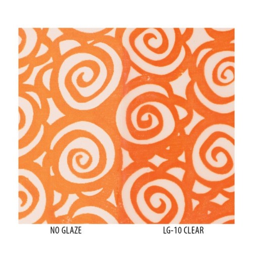 AMACO Ink-90 Bright Orange ceramic printing ink - 1240.design