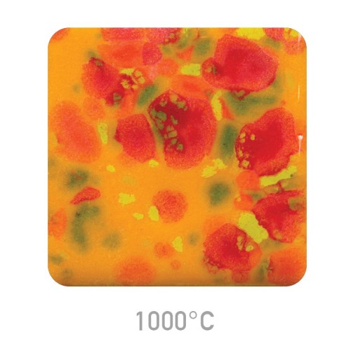Ceramic glaze Mayco CG-753 Sassy Orange - 1240.design