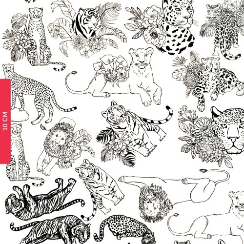 Big Cats ceramic transfer - 1240.design