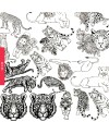 Big Cats ceramic transfer - 1240.design