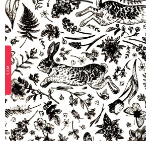 Transfer ceramiczny Tańczace zające - 1240.design
