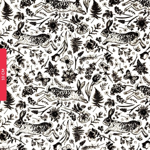 Transfer ceramiczny Tańczace zające - 1240.design