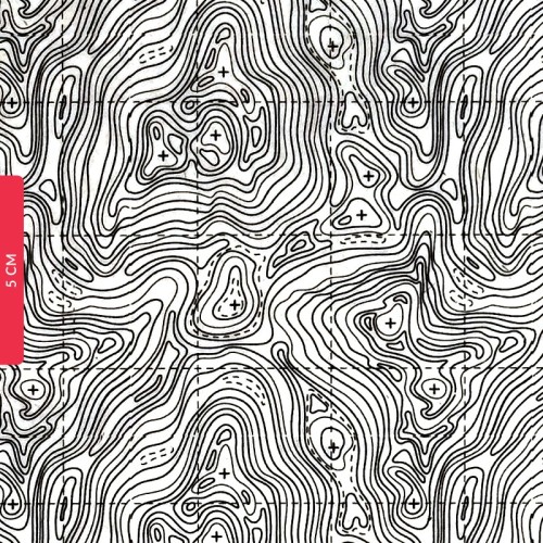 Transfer ceramiczny Topografia - 1240.design