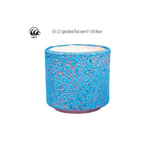 Szkliwo AMACO CR-22 Speckled Teal - 1240.design