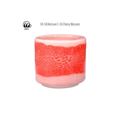 AMACO CR-58 Red stoneware glaze - 1240.design