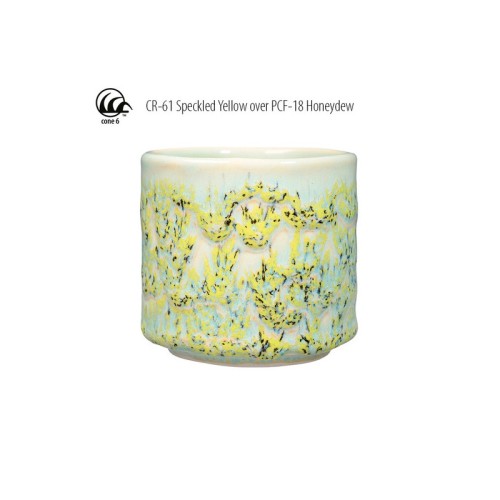 AMACO CR-61 Speckled Yellow stoneware glaze - 1240.design