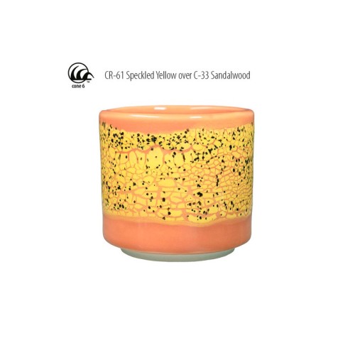 Szkliwo AMACO CR-61 Speckled Yellow - 1240.design