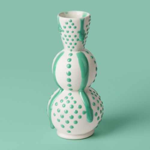Mayco SW-433 Turquoise Melt Gloop stoneware glaze - 1240.design