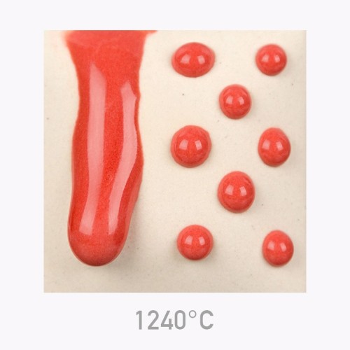 Mayco SW-429 Red Melt Gloop stoneware glaze - 1240.design