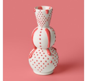 SW-422 Mayco Hot Pink Melt Gloop stoneware glaze - 1240.design