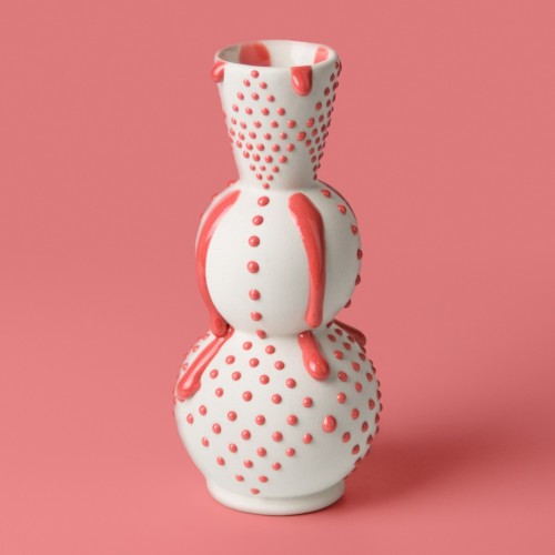 SW-422 Mayco Hot Pink Melt Gloop stoneware glaze - 1240.design