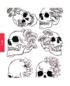 Skulls 2 ceramic transfer - 1240.design