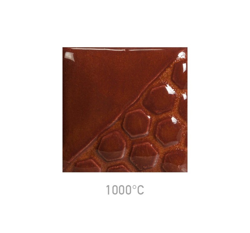 Mayco EL-132 RUST RED low-fire glaze - 1240.design