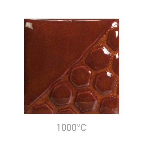 Mayco EL-132 RUST RED low-fire glaze - 1240.design