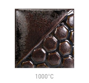Mayco EL-137 BLACK ADVENTURINE low-fire glaze - 1240.design