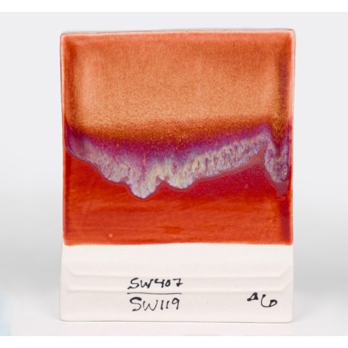 Mayco SW-408 White Flux stoneware glaze - 1240.design