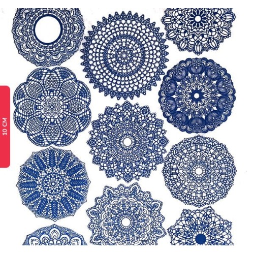 Transfer ceramiczny Koronka