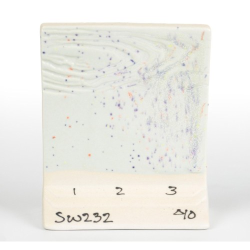 Mayco SW-232 Baby Blue Speck stoneware glaze - 1240.design