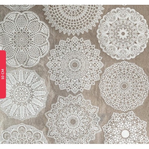 Transfer ceramiczny Koronka